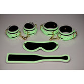 Kink In The Dark Glowing Bondage Set Fluorescent Green > Bondage Gear > Bondage Kits
